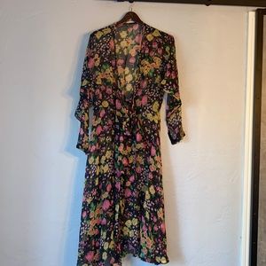 Gorgeous floral vintage robe